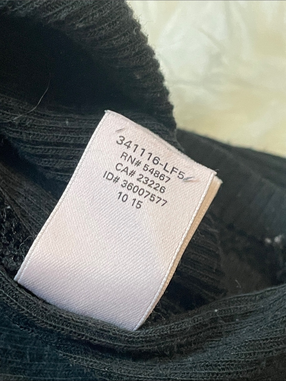 Victoria's Secret Black Long-Sleeve Sleep Henley Medium - Picture 7 of 14
